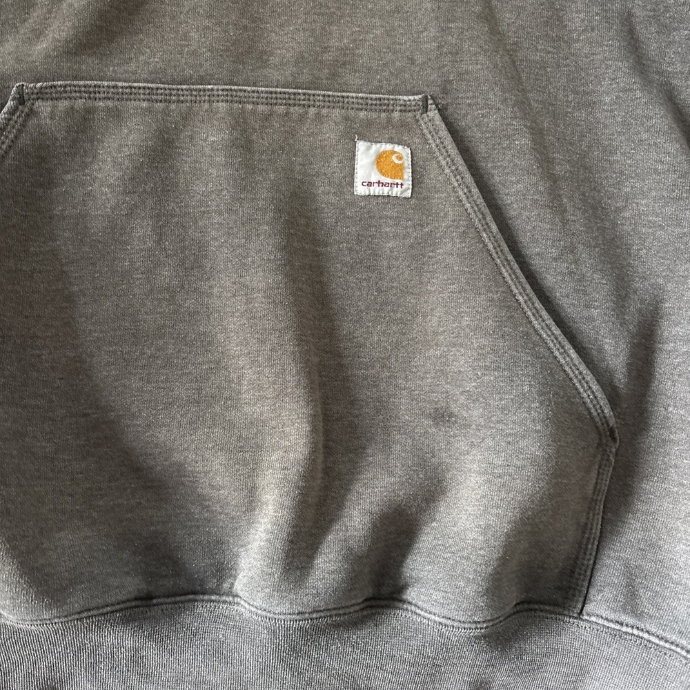 Carhartt Hoodie Mens Extra Large  XL Tall Original Fit Pullover Distressed - Picture 6 of 7